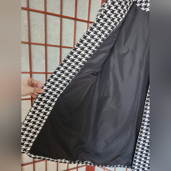 H&M Houndstooth Spring Coat - Picture 6 of 9